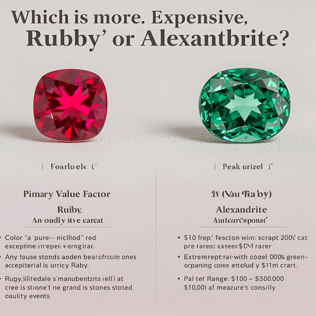 Which Is More Expensive, Ruby or Alexandrite